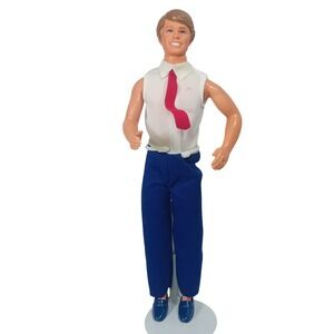 1987 Vintage Mattel Heart Family Dad New Arrival Ken Barbie Fashion Doll READ